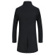 Men's Long Sleeve Long Coat , Tweed / Wool Pure Men's clothing woolen cloth coat to keep warm winter wind coat  