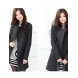 Women cultivate one's morality double-breasted woolen cloth long-sleeved jacket Leisure fashion winter warm coat HOUTW20  