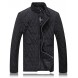 Men's Regular Coat,Cotton / Polyester Solid Long Sleeve  